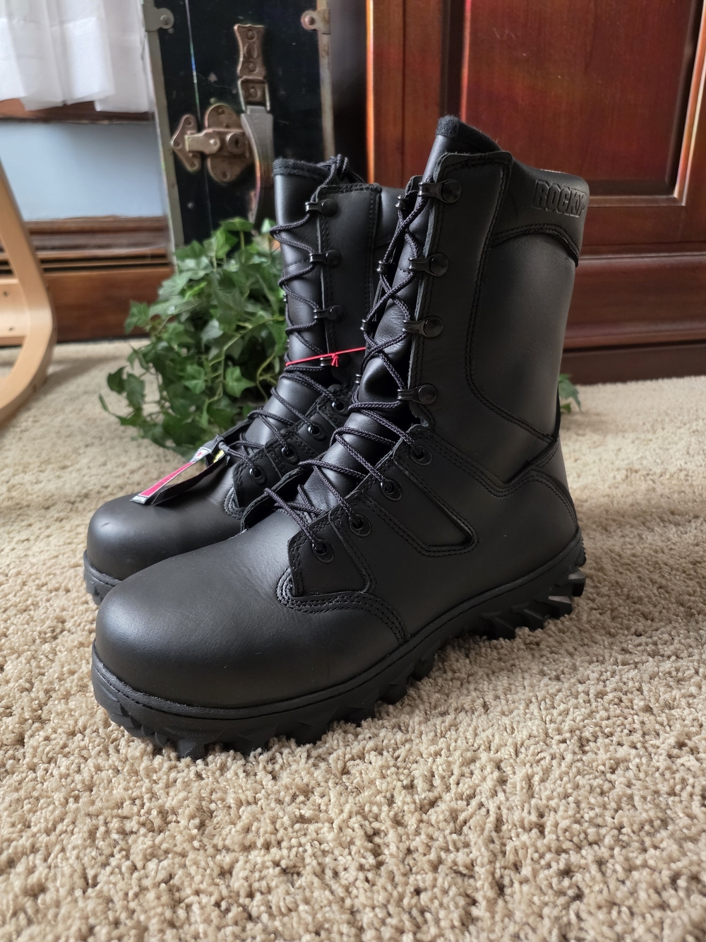 Rocky Men's Code Red Rescue Wildlands NFPA Firefighting Boots W Composite Toe